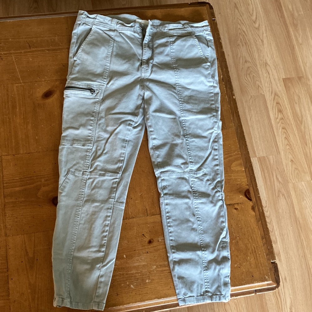Anthropologie Jeans - Size 32 Light Grey/Green
